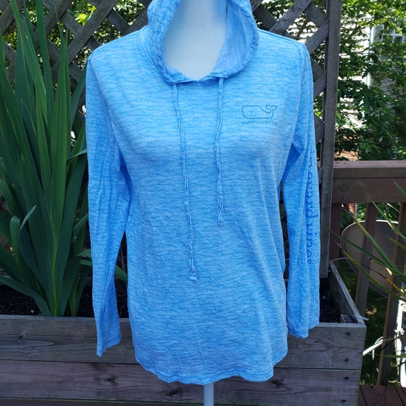 Vineyard Vines Long-Sleeve Slub Whale Hoodie Tee - Picture 2 of 10